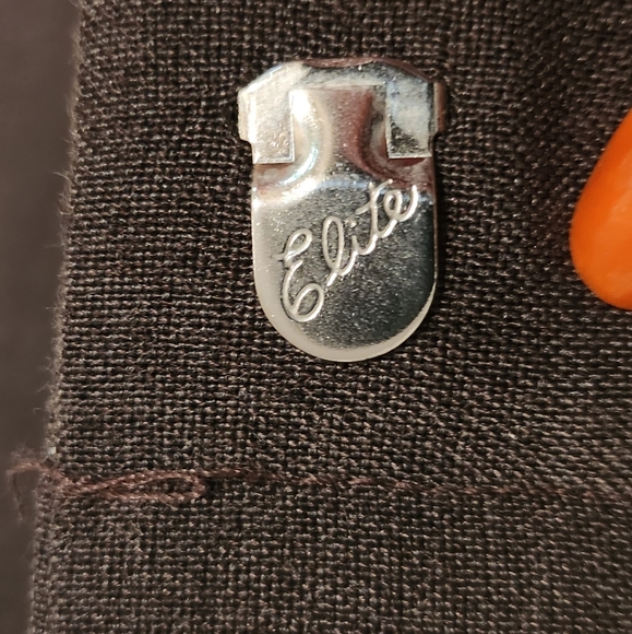 VINTAGE Haggar Men's Flat Front Pants Size 34 X 32 Brown - Picture 5 of 7